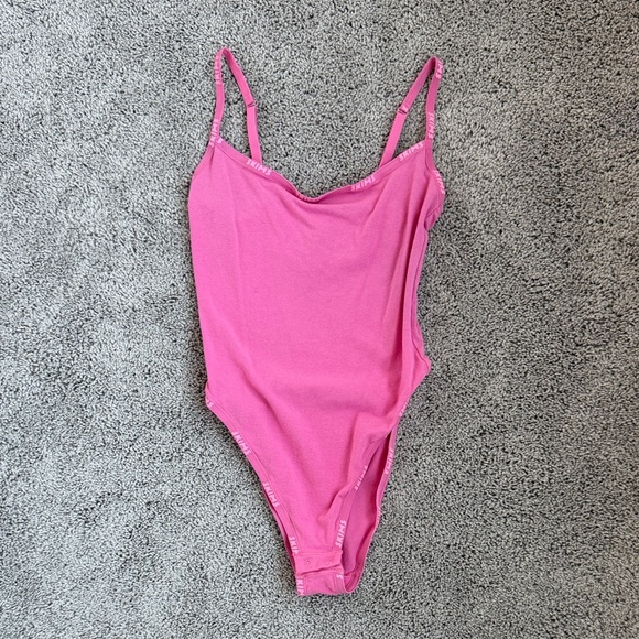 SKIMS Tops - SKIMS Pink Bodysuit
